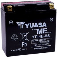 YUASA AGM Battery YT14B-BS .60 L YUAM624B4