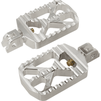 JOKER MACHINE Bear Claw Footpegs Silver Harley-Davidson 086466