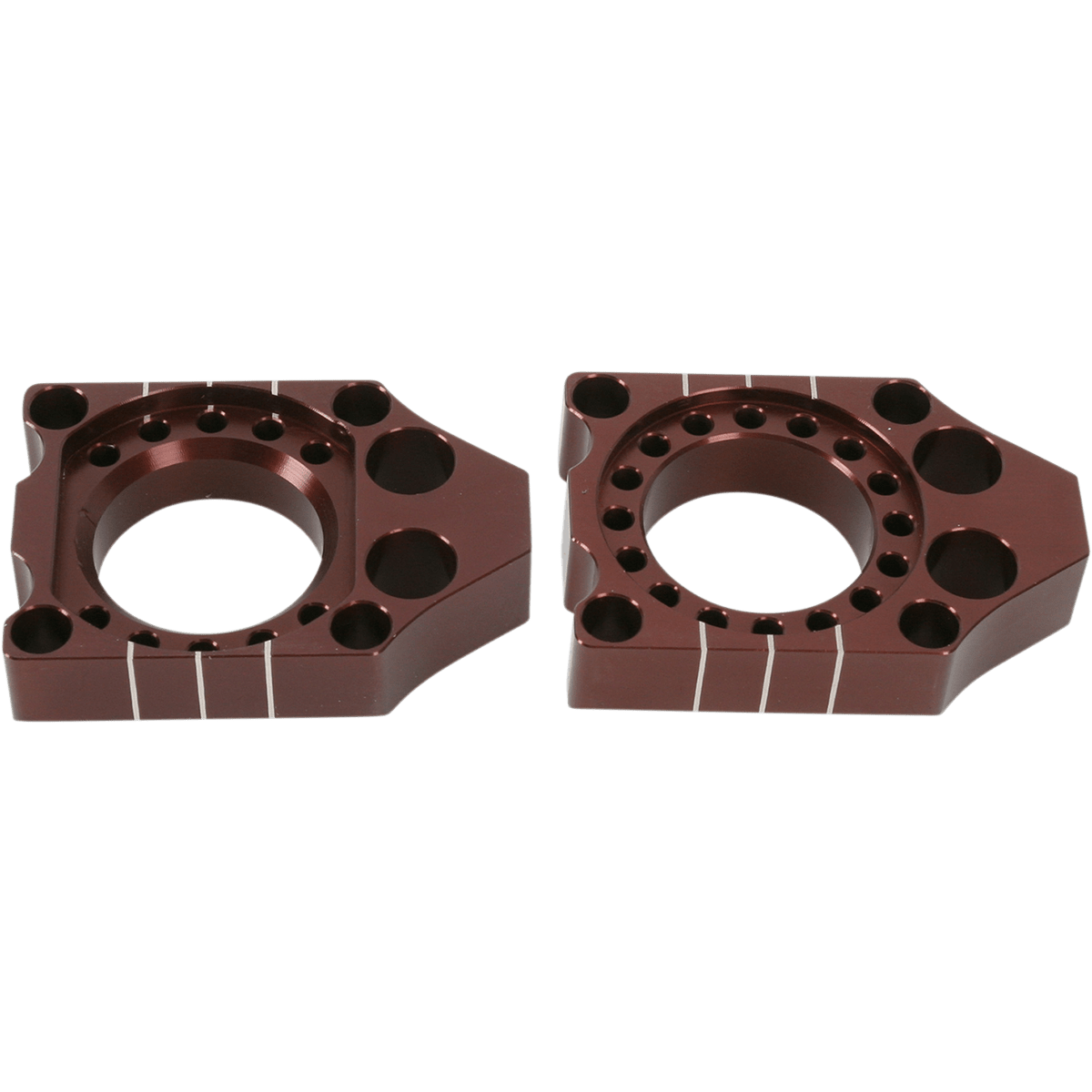 PRO CIRCUIT Axle Blocks Brown Kawasaki/Suzuki