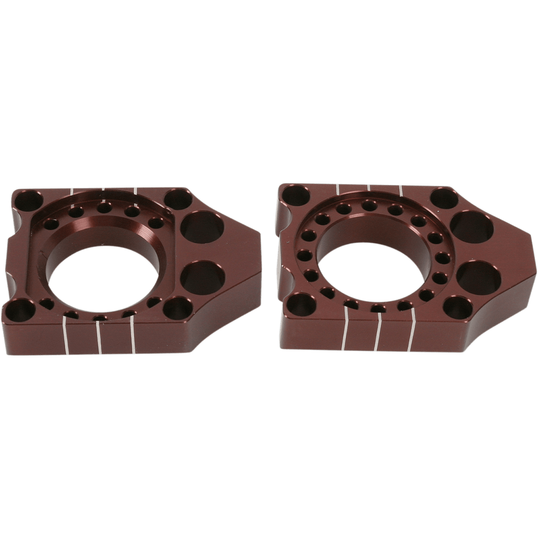 PRO CIRCUIT Axle Blocks Brown Kawasaki/Suzuki