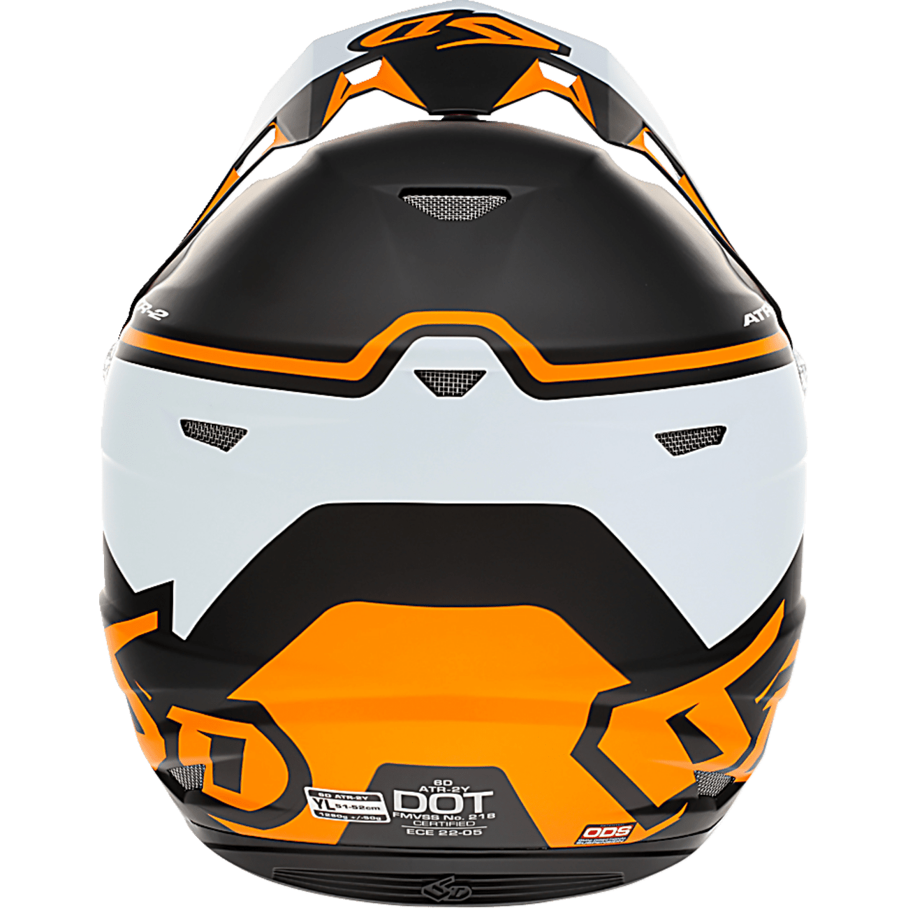 6D HELMETS ATR-2Y Helmet Drive Neon Orange Small 116310