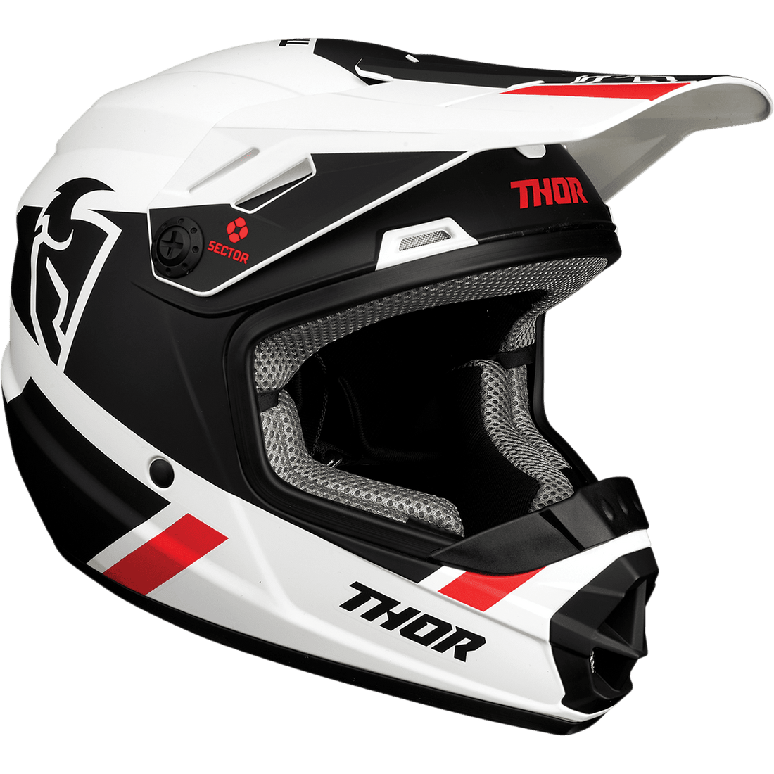 THOR Youth Sector Helmet Split MIPS® White/Black Small