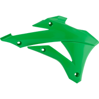 POLISPORT Radiator Cover OEM Green KX 85/100