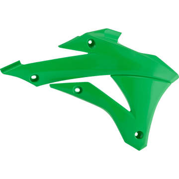 POLISPORT Radiator Cover OEM Green KX 85/100