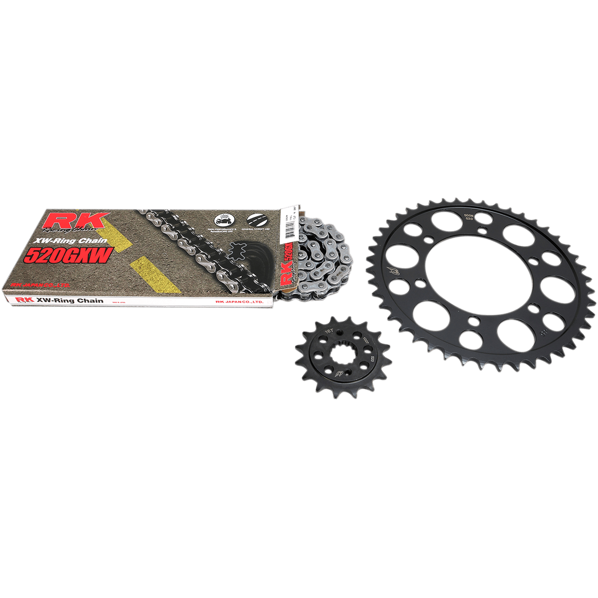 RK Chain Kit Natural Suzuki GSX-R750 '11-'22 3076119P