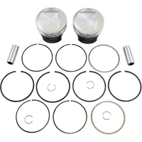 WISECO Tracker™ Series Piston Kit 3.518"- 1340 cc 80 Cubic Inch +0.020" Evolution