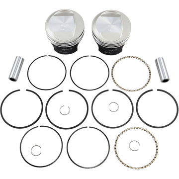 WISECO Tracker™ Series Piston Kit 3.518"- 1340 cc 80 Cubic Inch +0.020" Evolution