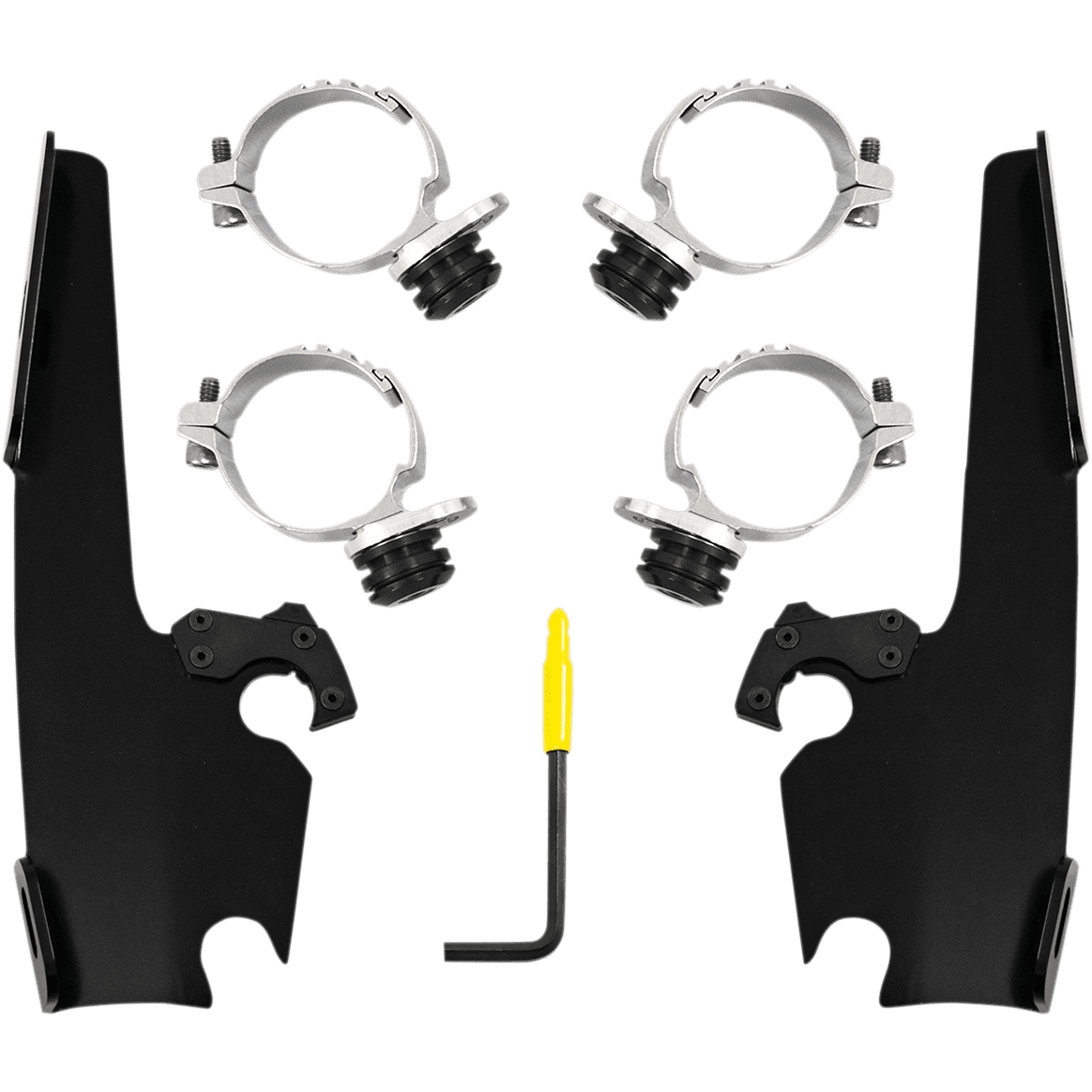 MEMPHIS SHADES Batwing Mounting Kit Black FXLR MEB2036