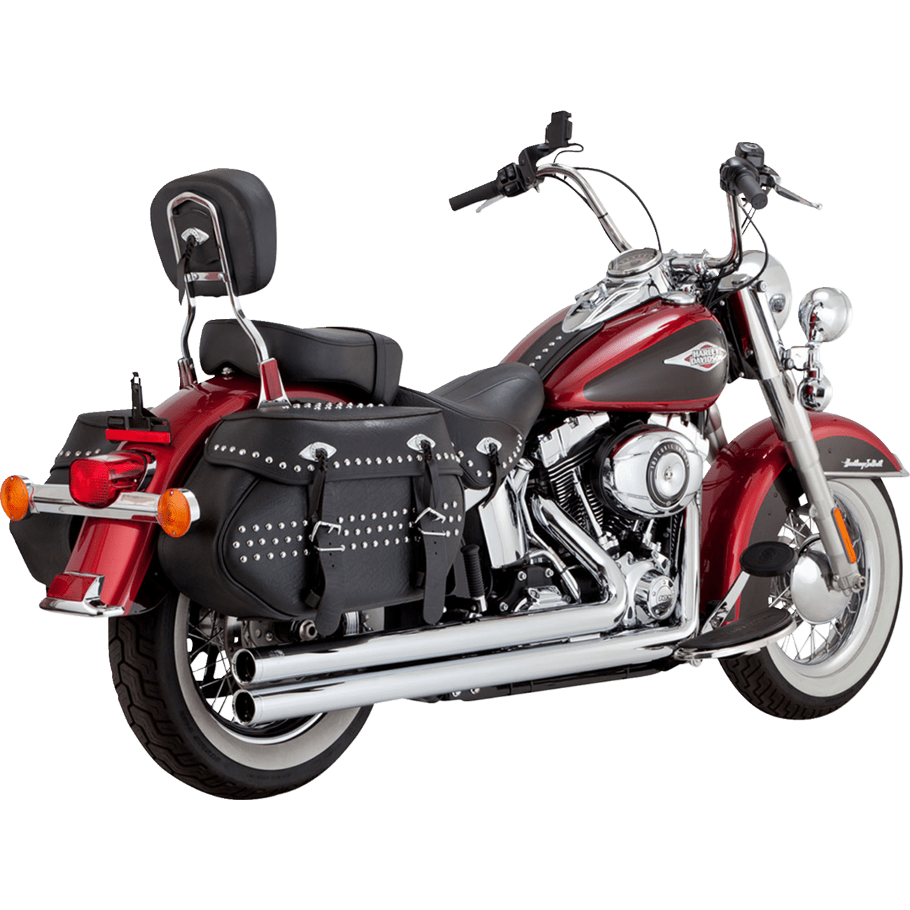 VANCE & HINES Big Shots Long Exhaust System Chrome 17323