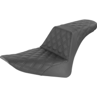 SADDLEMEN Step-Up Seat Full Lattice Stitch Black FLS 81226175