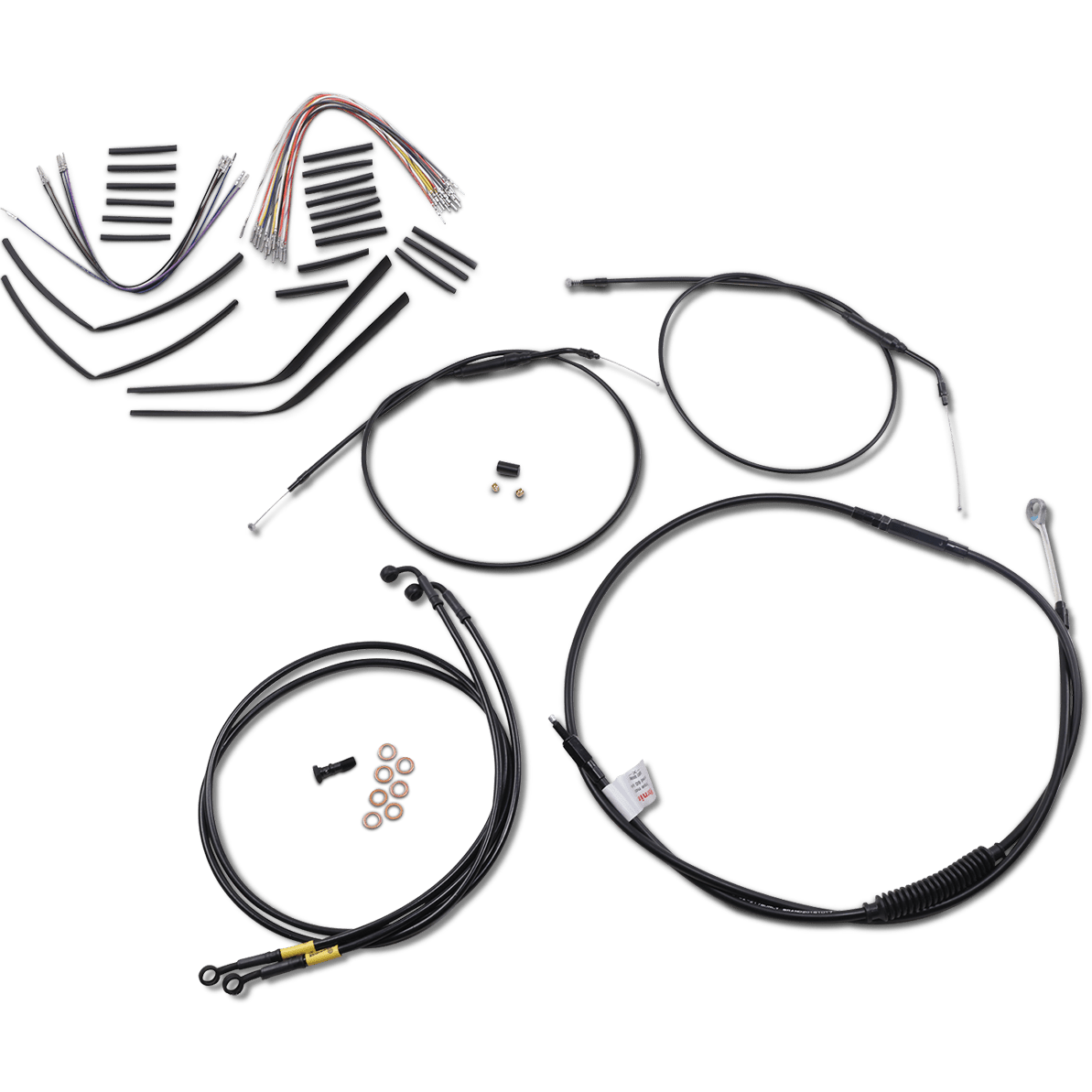 BURLY BRAND Control Kit 14" Ape Hanger Handlebars B301198