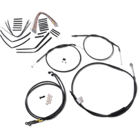 BURLY BRAND Control Kit 14" Ape Hanger Handlebars B301198