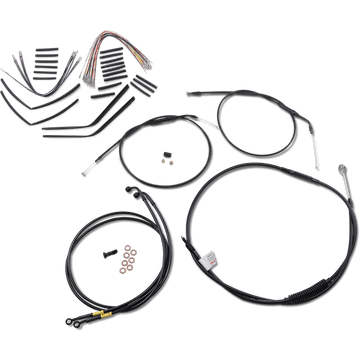 BURLY BRAND Control Kit 14" Ape Hanger Handlebars B301198