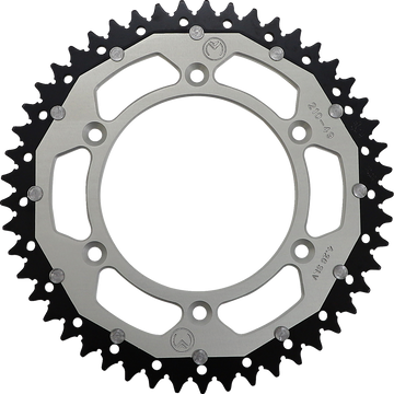 MOOSE RACING Dual Sprocket Silver 49 Tooth