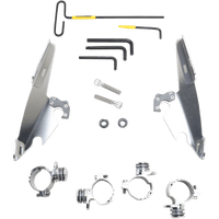 MEMPHIS SHADES Batwing Mounting Kit Polished XL48 MEK2009