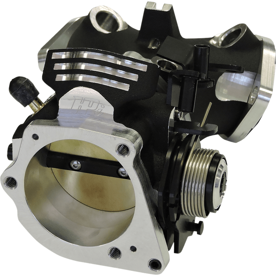 HORSEPOWER, INC Max Flow™ Throttle Body Black Twin Cam 58 mm HPI58D176B