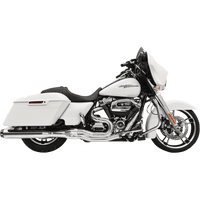 BASSANI XHAUST B4 2:1 Exhaust Chrome Straight Can 1F58R