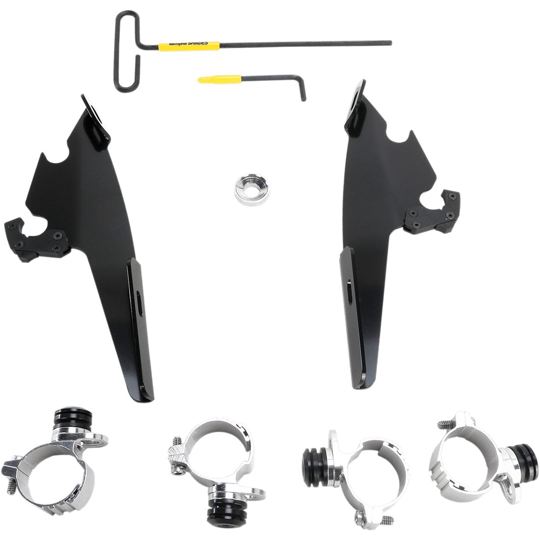 MEMPHIS SHADES Batwing Mounting Kit Black XL883 MEB2004