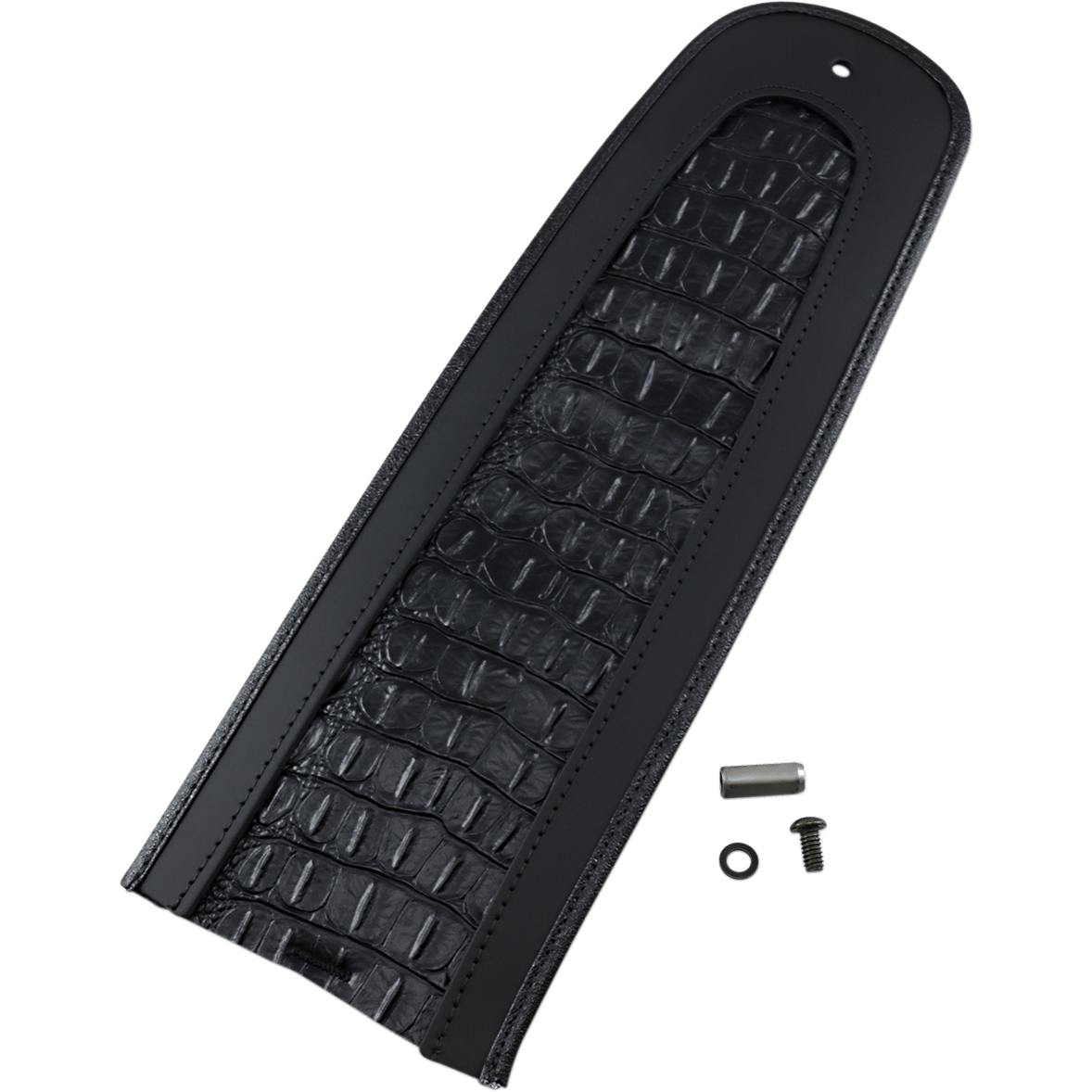 DRAG SPECIALTIES Fender Skin Embossed Faux Gator Leather Center