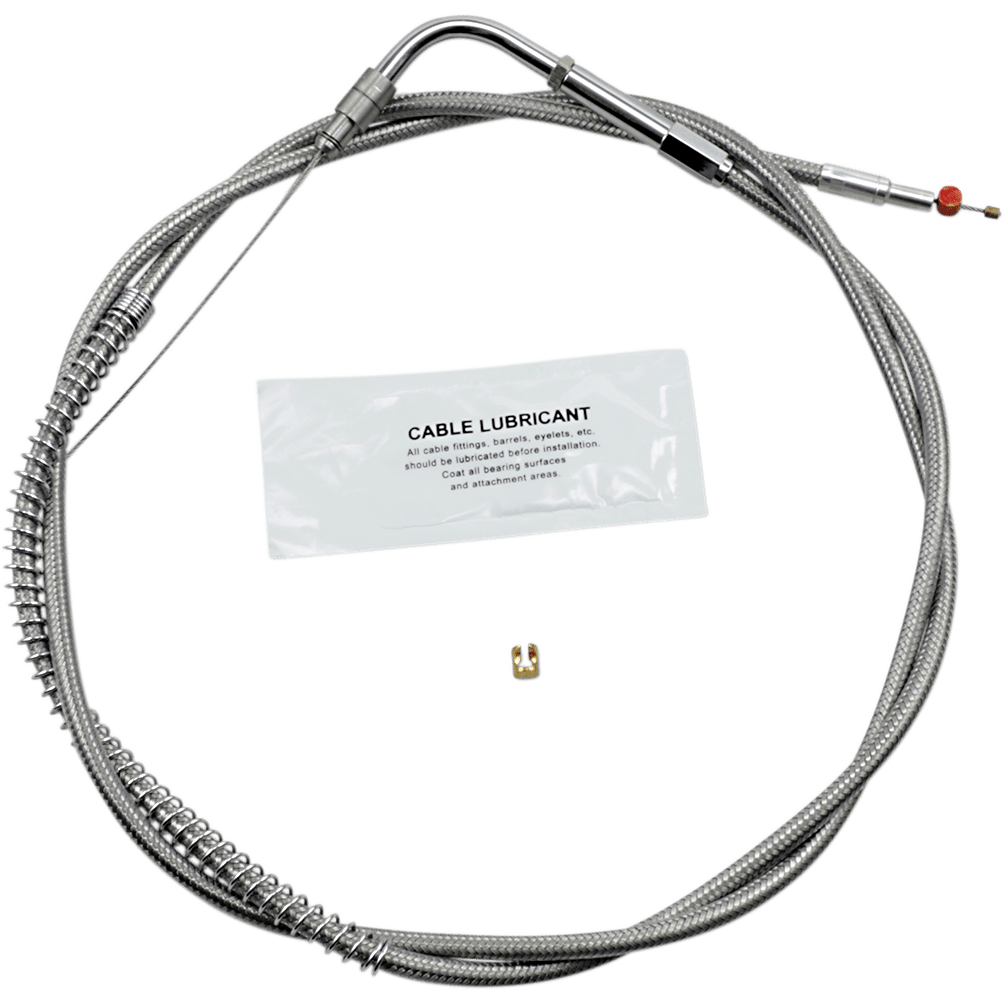 BARNETT Throttle Cable +8" Stainless Steel