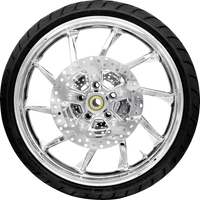 COASTAL MOTO Hurricane Front Wheel 21"/Chrome /Rotors 11.8" /Dunlop Tire 130/60B21