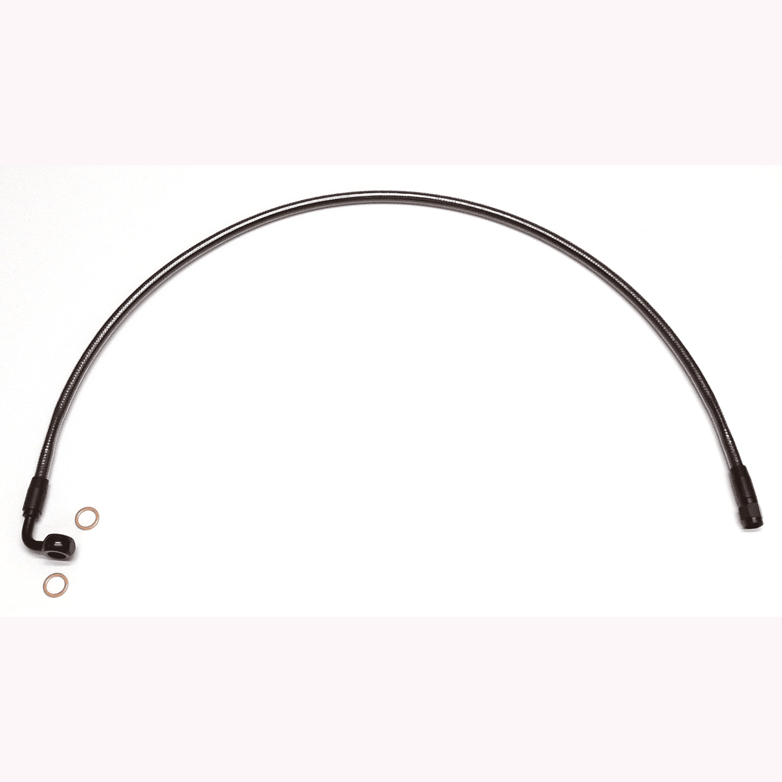 MAGNUM SHIELDING Brake Line 10 mm-90° 23" Black Pearl AS47223