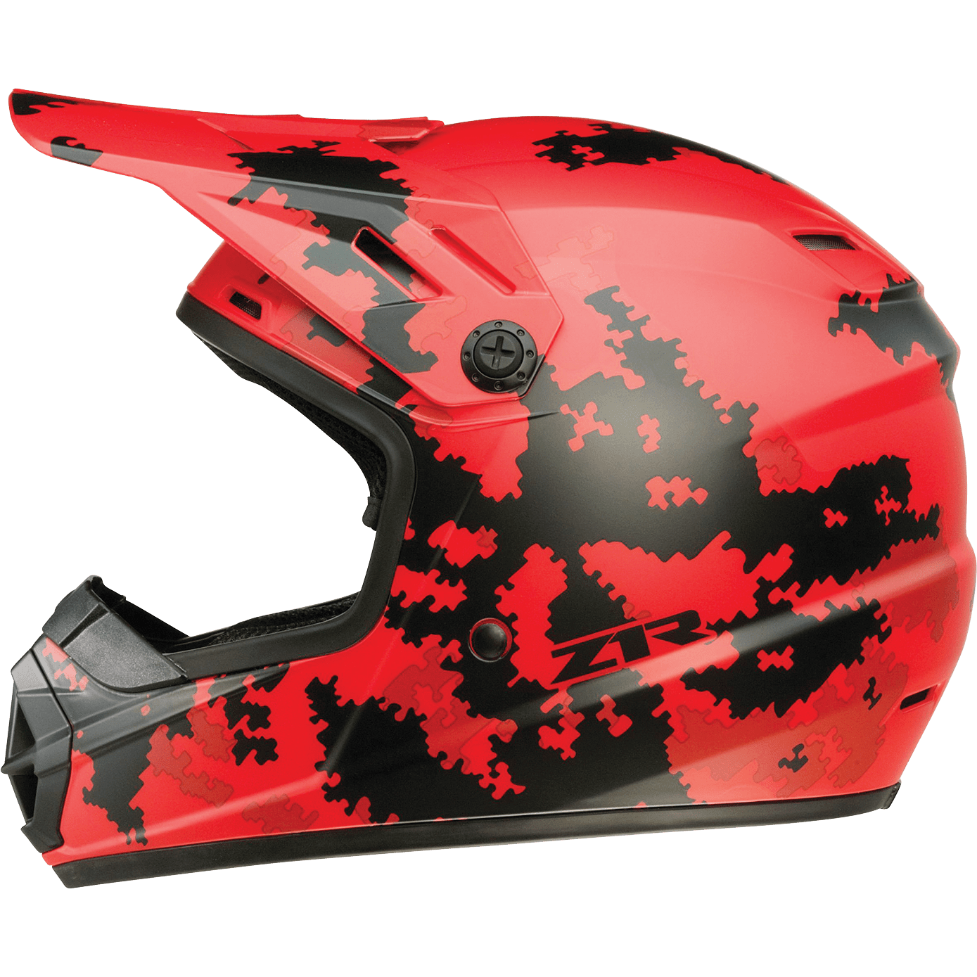 Z1R Youth Rise Helmet Digi Camo Red Large