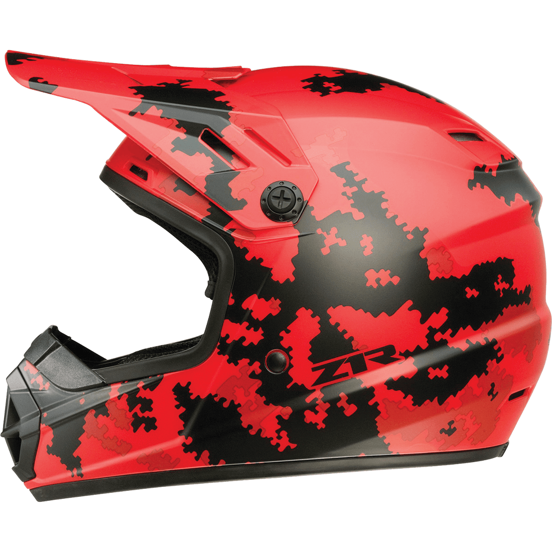 Z1R Youth Rise Helmet Digi Camo Red Medium