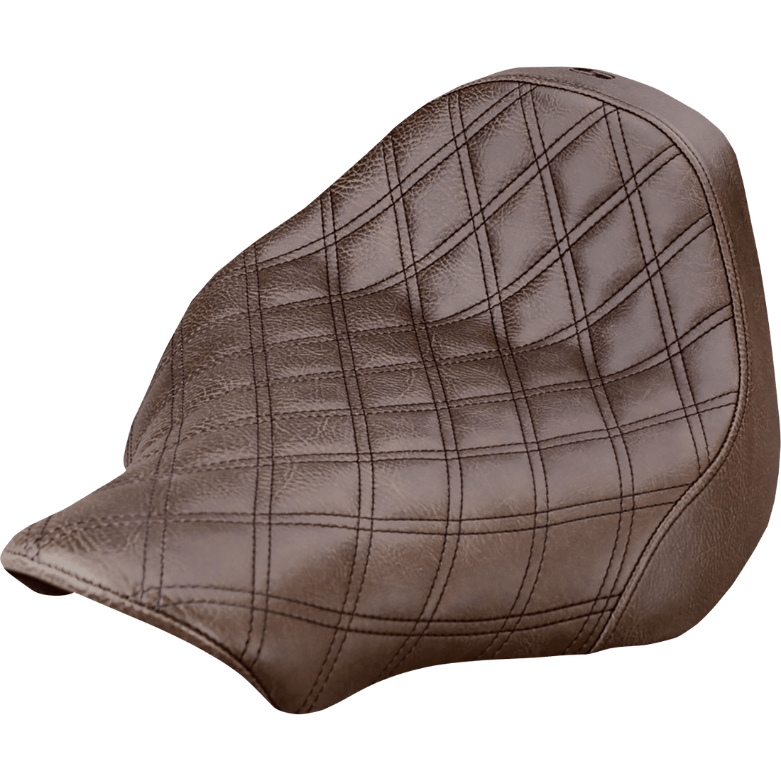 SADDLEMEN Renegade Solo Seat Lattice Stitched Brown FXSB '13-17 81327002BLS