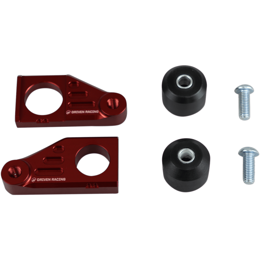 DRIVEN RACING Axle Block Sliders Honda Red DRAX120RD