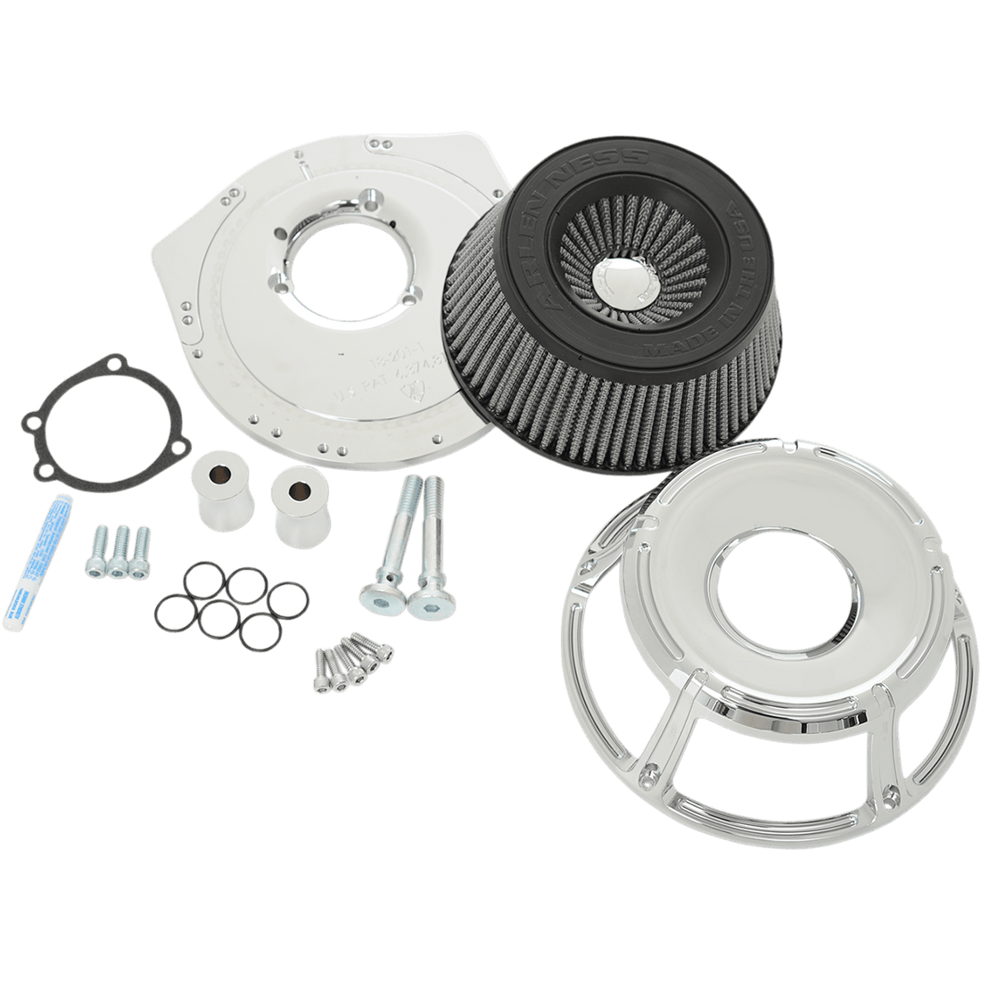 ARLEN NESS Inverted Series Air Cleaner Kit Chrome 18922