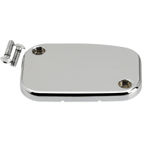 JOKER MACHINE Master Cylinder Cover Hydraulic Clutch Smooth Chrome 08014C