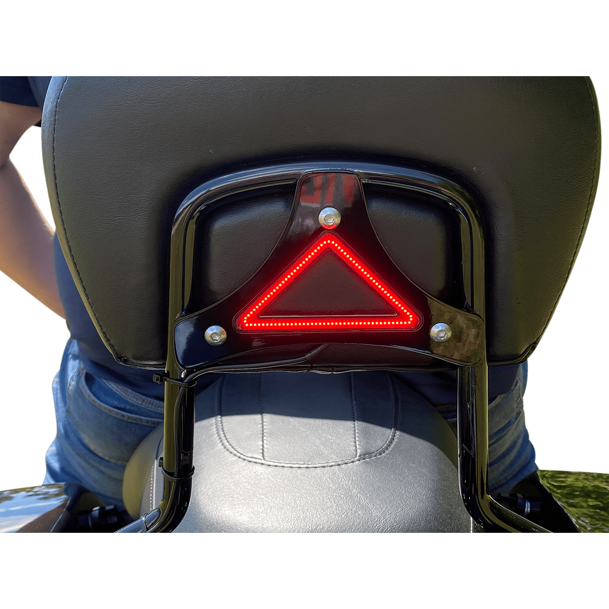 CUSTOM DYNAMICS LED Backrest Light Run/Brake Black CDBRBCMB