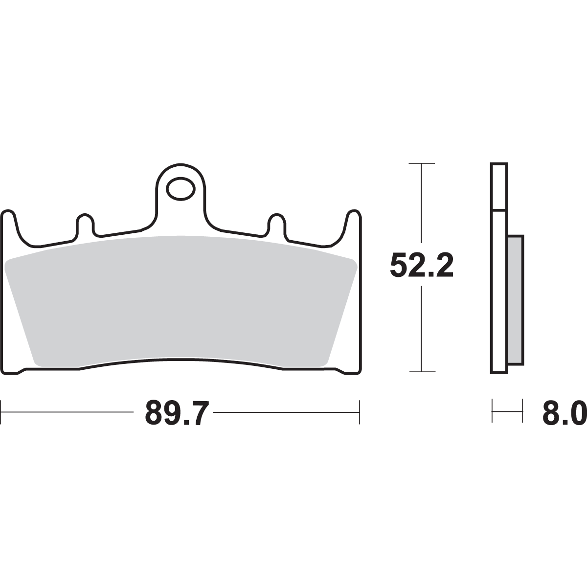 SBS HS Brake Pads Kawasaki/Suzuki 686HS