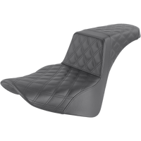 SADDLEMEN Step-Up Seat Full Lattice Stitch Black 81833175