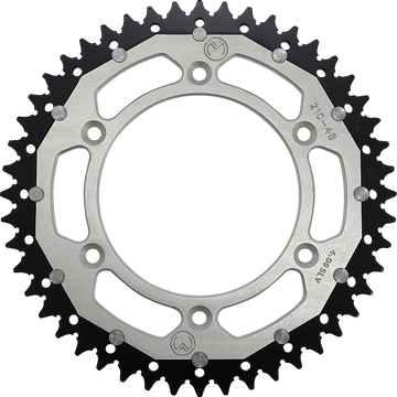 MOOSE RACING Dual Sprocket Silver 48 Tooth