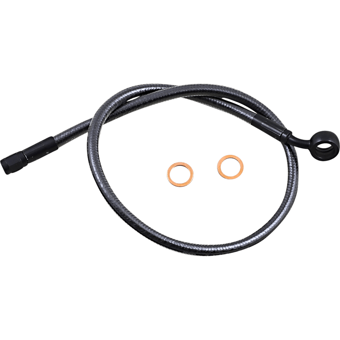 MAGNUM SHIELDING Brake Line 12mm-35° 24" Black Pearl AS478124