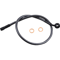 MAGNUM SHIELDING Brake Line 12mm-35° 24" Black Pearl AS478124