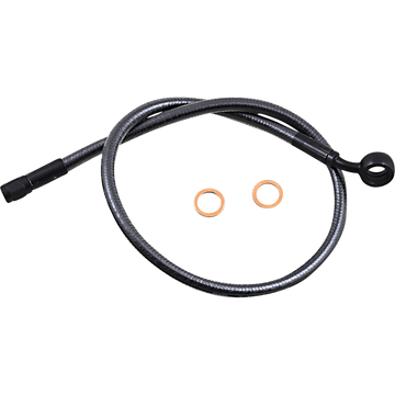 MAGNUM SHIELDING Brake Line 12mm-35° 24" Black Pearl AS478124