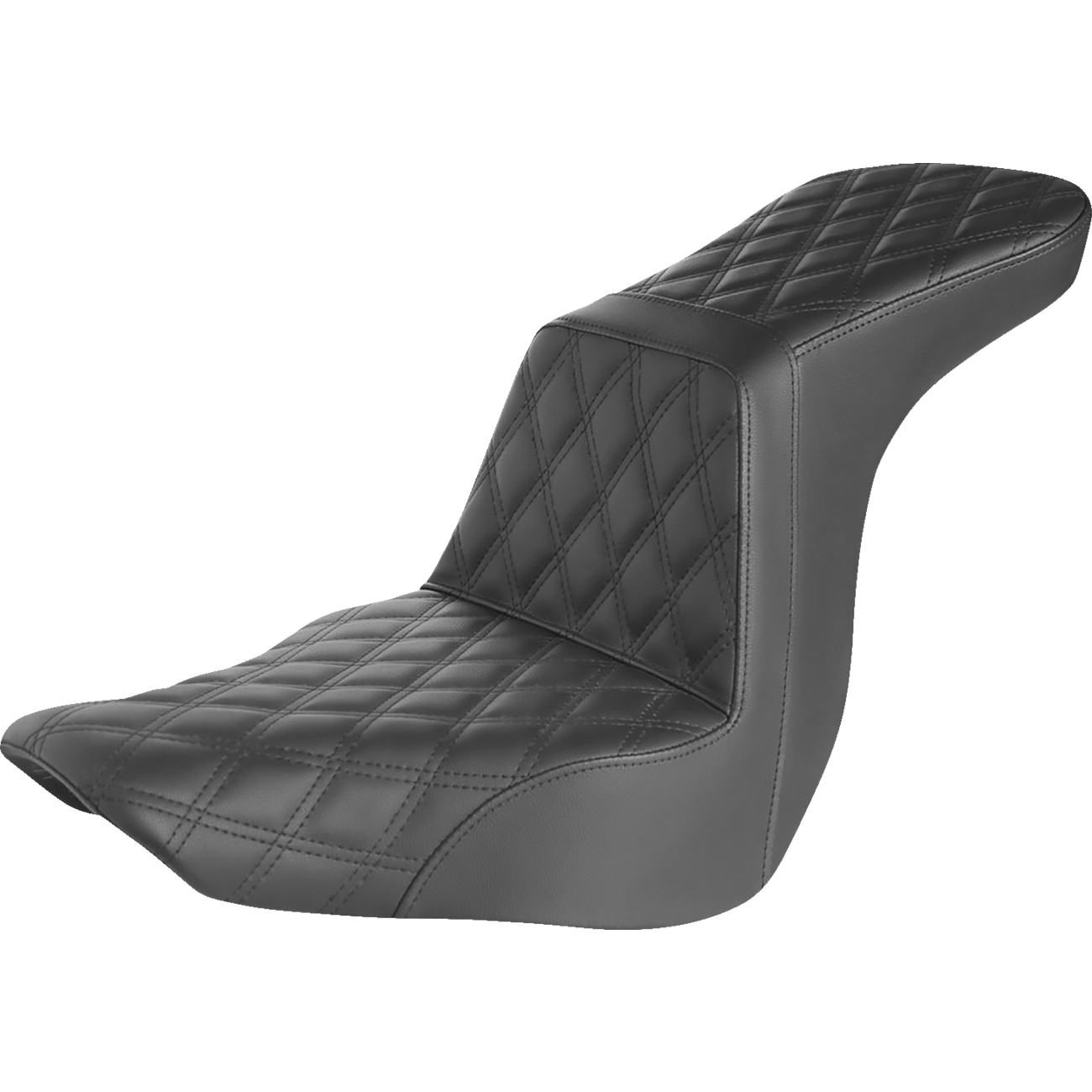 SADDLEMEN Step-Up Seat Full Lattice Stitch Black 81829195