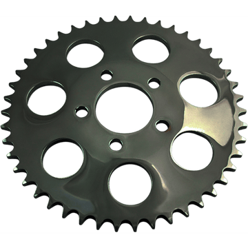 DRAG SPECIALTIES Rear Sprocket Gloss Black Dished 49 Tooth