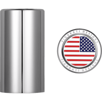 FIGURATI DESIGNS Docking Hardware Covers American Flag Long Stainless Steel FD20DC2545SS