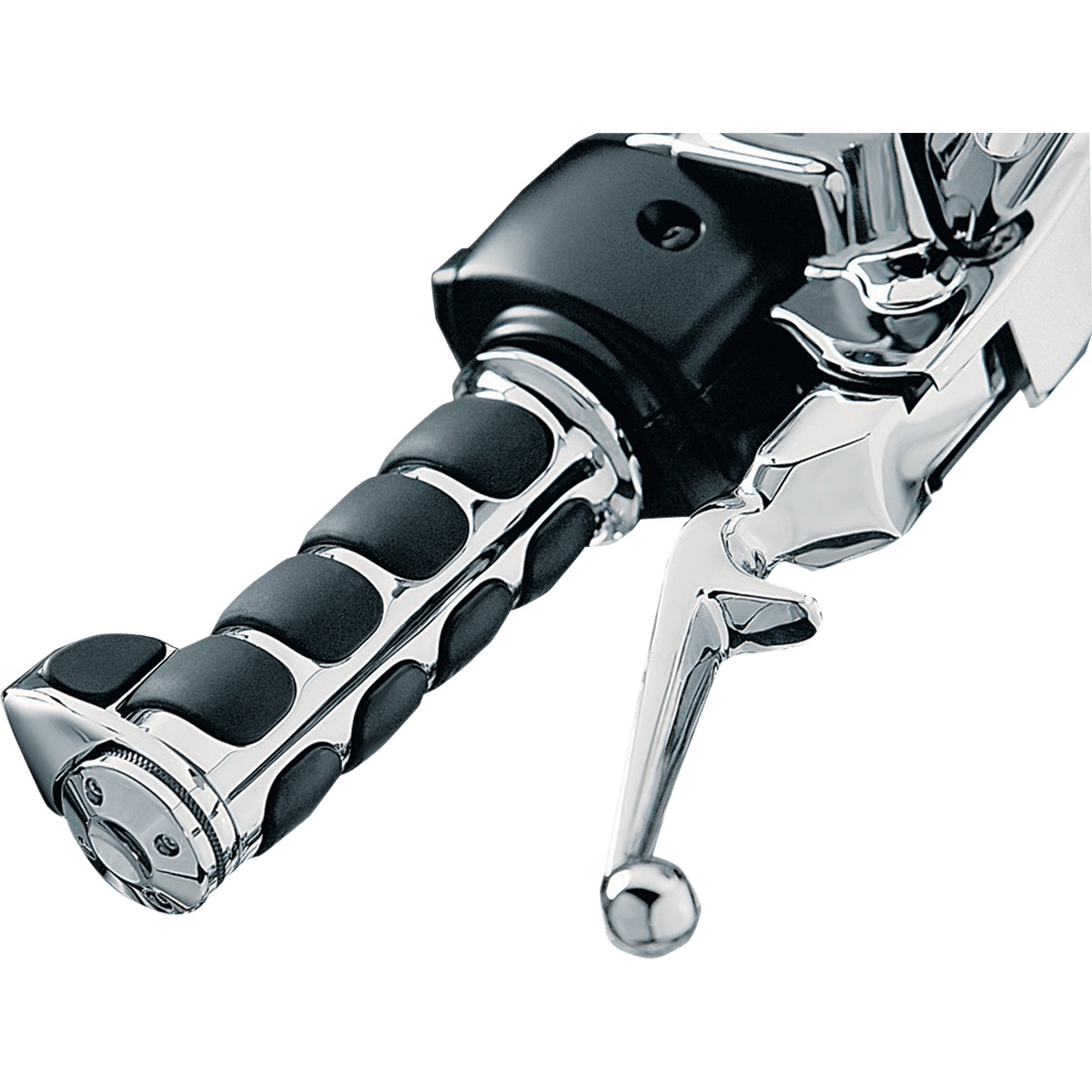 KURYAKYN Grips ISO® Throttle Boss Chrome