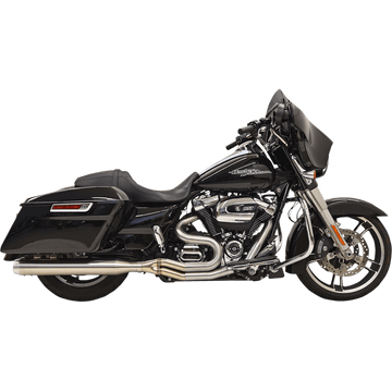 BASSANI XHAUST 2:1 Exhaust Stainless Steel Straight Can 1F28SS