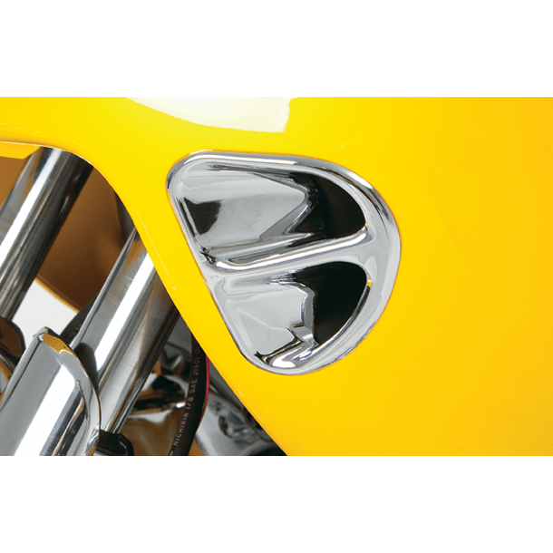 SHOW CHROME Fairing Air Intake Accent Grille Chrome