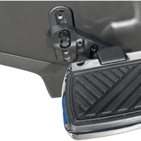 SHOW CHROME Floorboard Relocators Passenger Black Spyder 41425