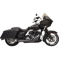 BASSANI XHAUST 2:1 Short Exhaust Black 1F52RB