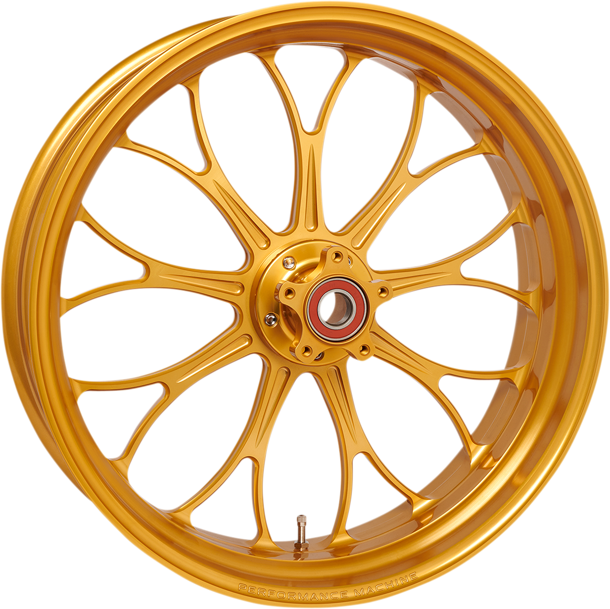 PERFORMANCE MACHINE PM Wheel Revolution Rear Single Disc/without ABS Gold Ops™ 18x5.5 12707814RRVNAPG