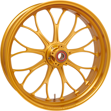 PERFORMANCE MACHINE PM Wheel Revolution Rear Single Disc/without ABS Gold Ops™ 18x5.5 12707814RRVNAPG