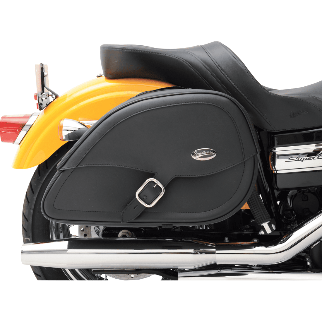 SADDLEMEN Drifter Teardrop Saddlebags with Shock Cutaway 35010459